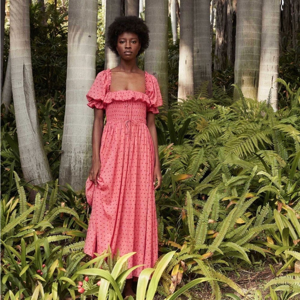 Doen sol dress in tea rose